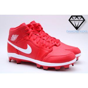 Jordan 1 Retro MCS Men's University Red Baseball Cleats AV5354-601